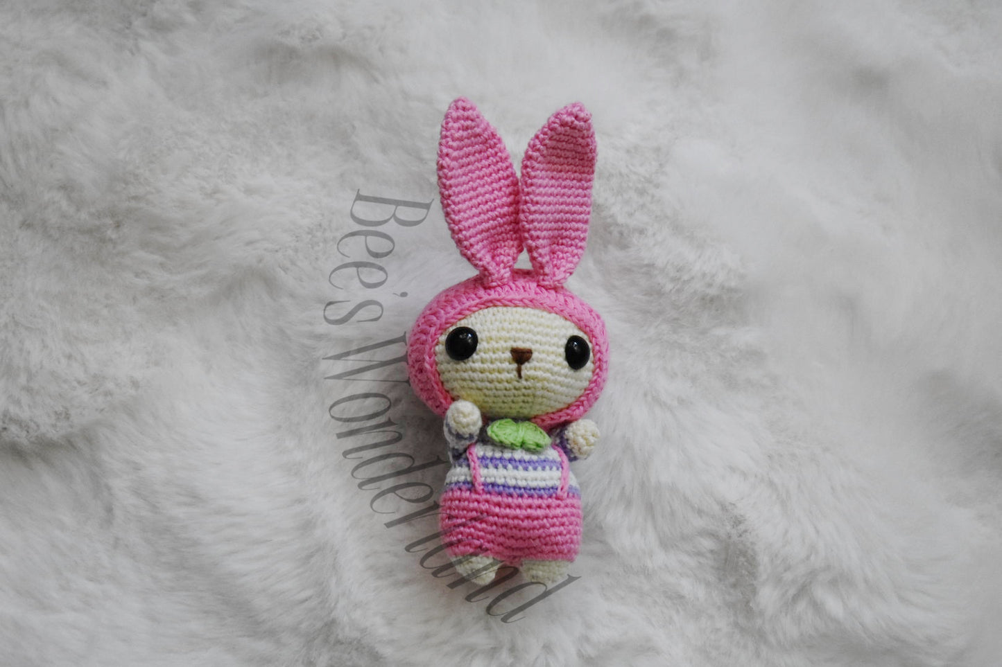 Crochet pink Bunny Amigurumi