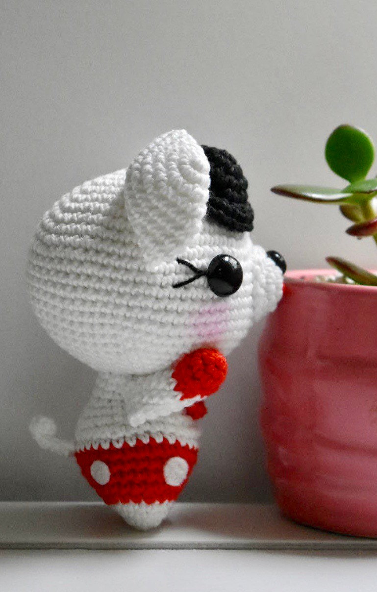 Crocheted Minnie Mouse