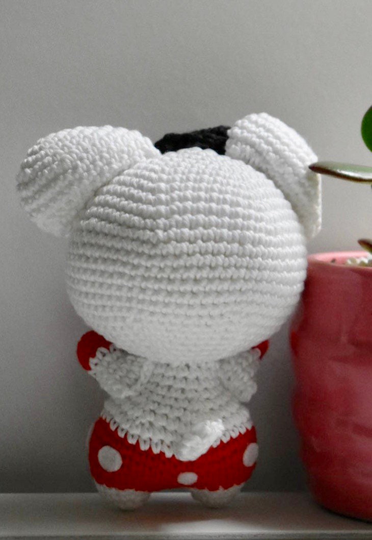 Crocheted Minnie Mouse