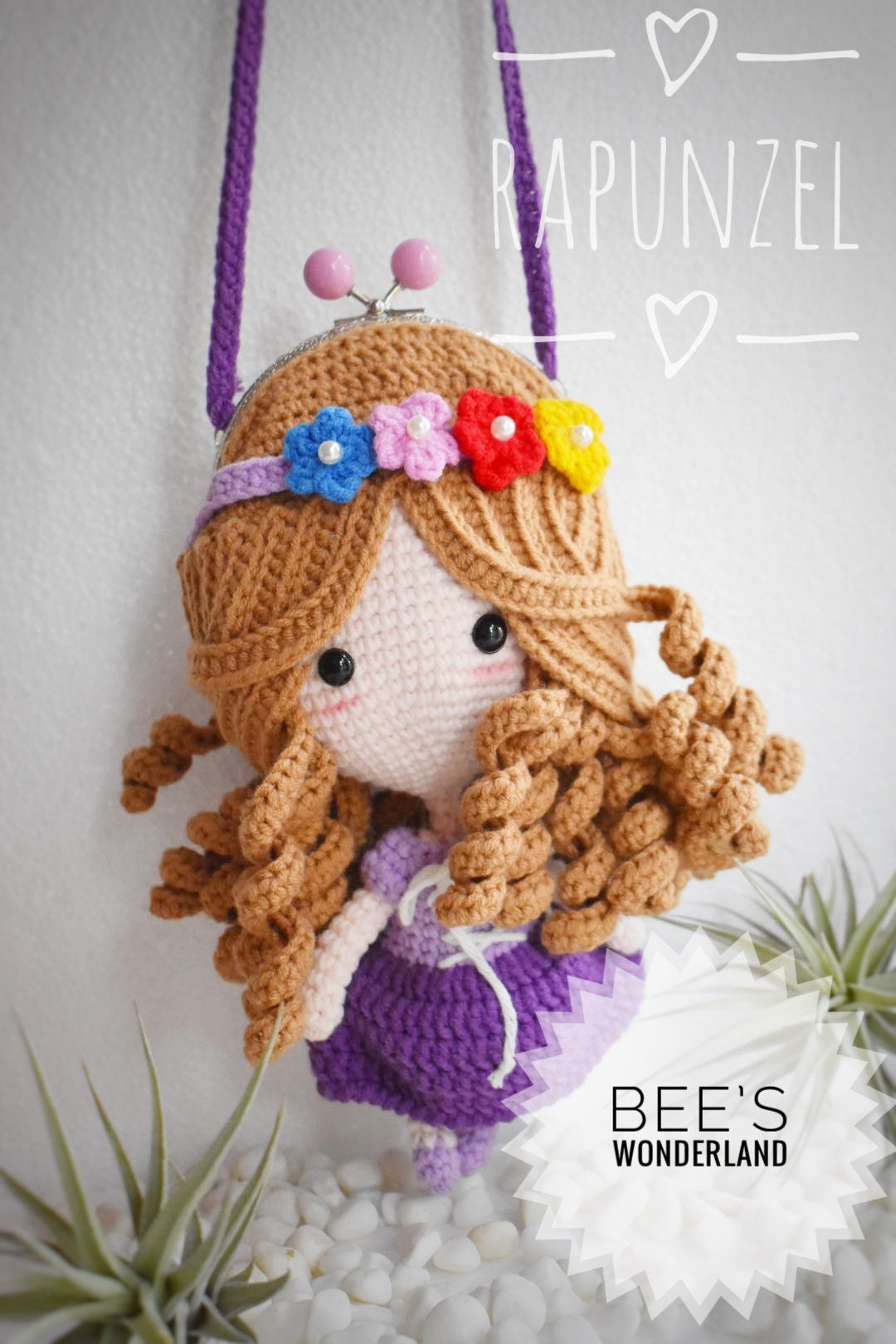 Crochet coins purse, Disney Princess stuffed crochet, Crocheted dolls