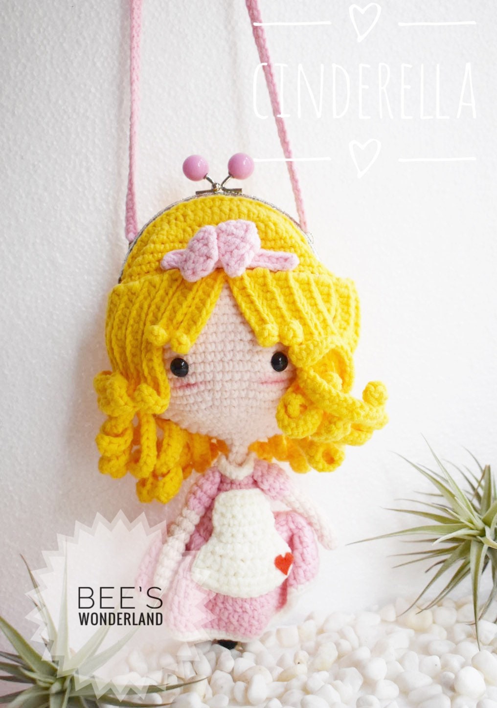 Crochet coins purse, Disney Princess stuffed crochet, Crocheted dolls