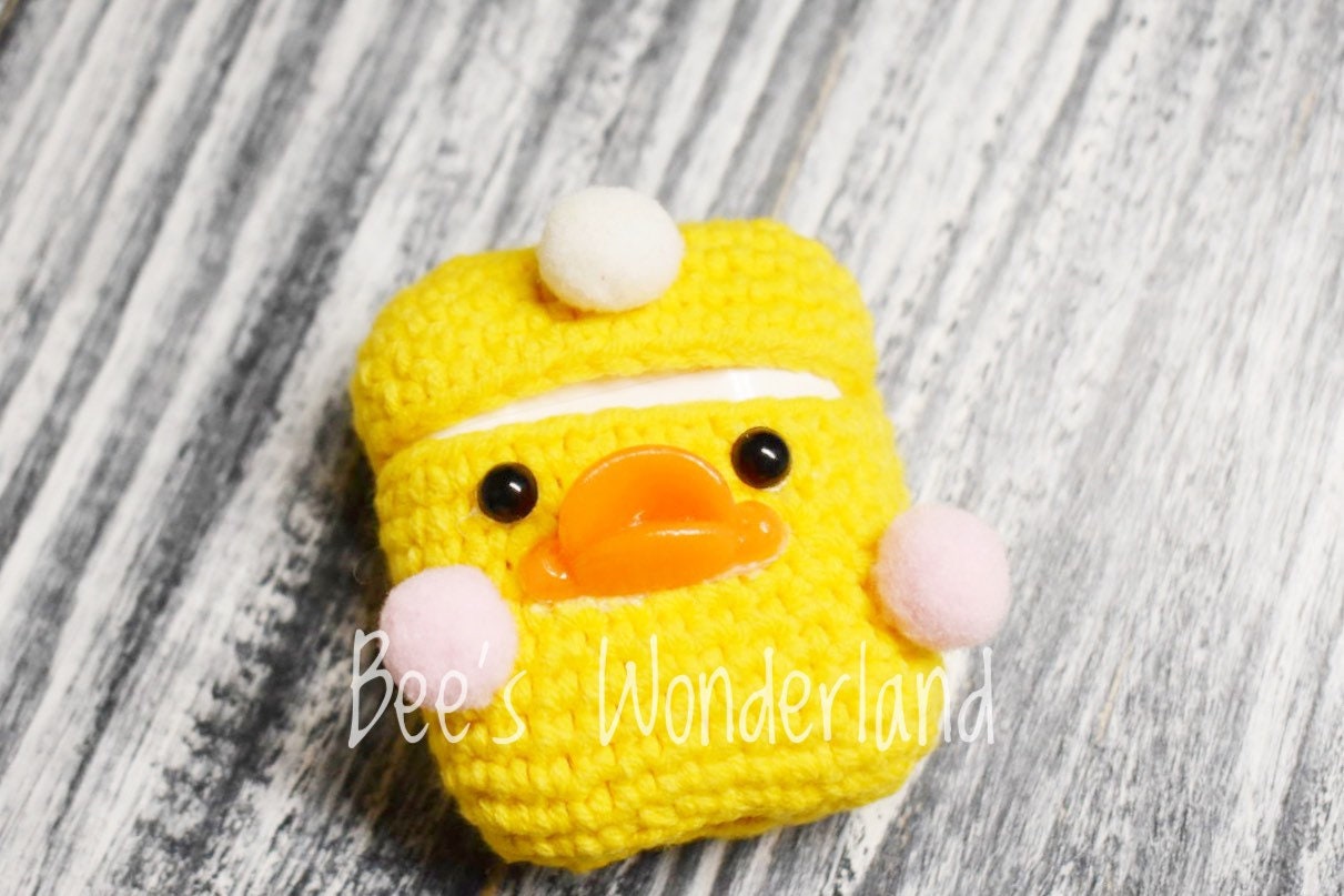 Crocheted Duck AirPods case