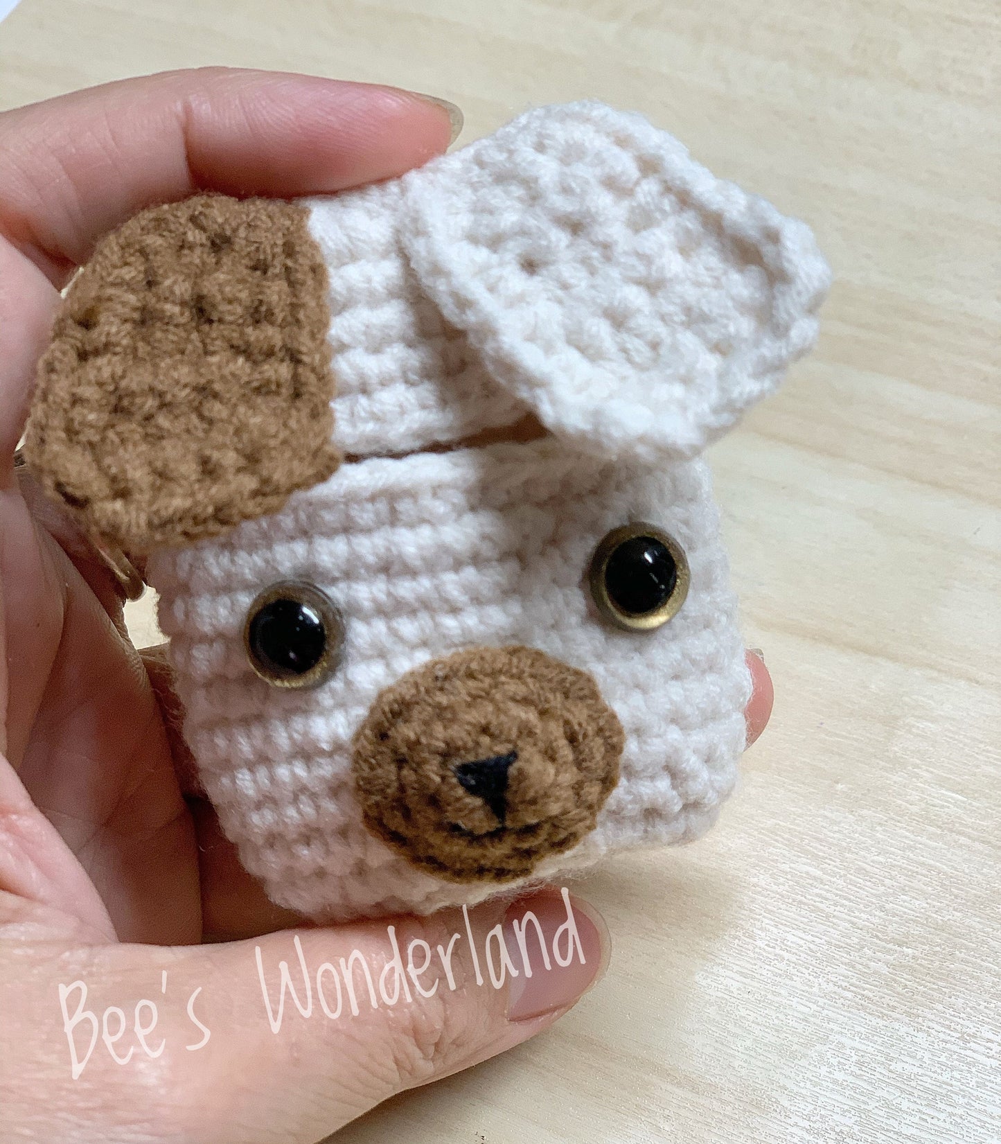 Crocheted Puppy AirPod case