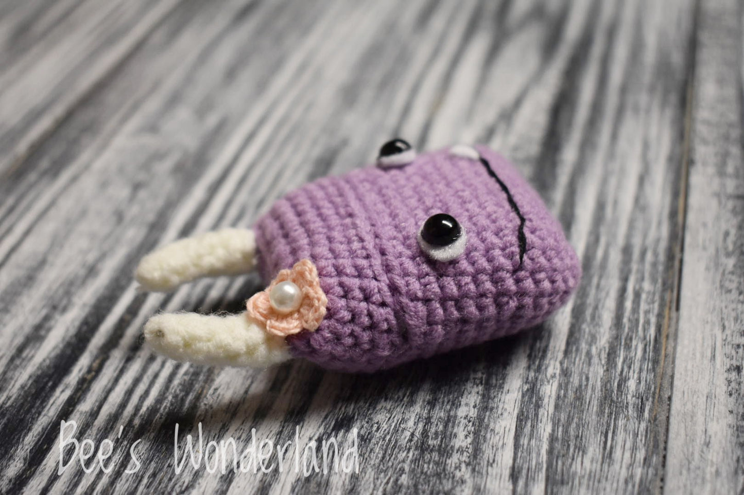 Monster Crochet, Crochet AirPod case, Handmade airpod case, stocking stuffers, Purple Airpod case, Kawaii Airpod case