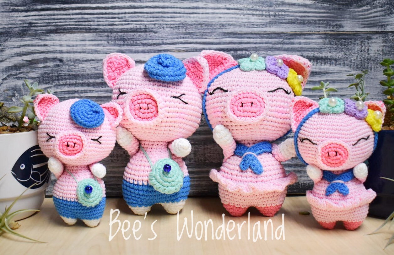 Crocheted Piglet