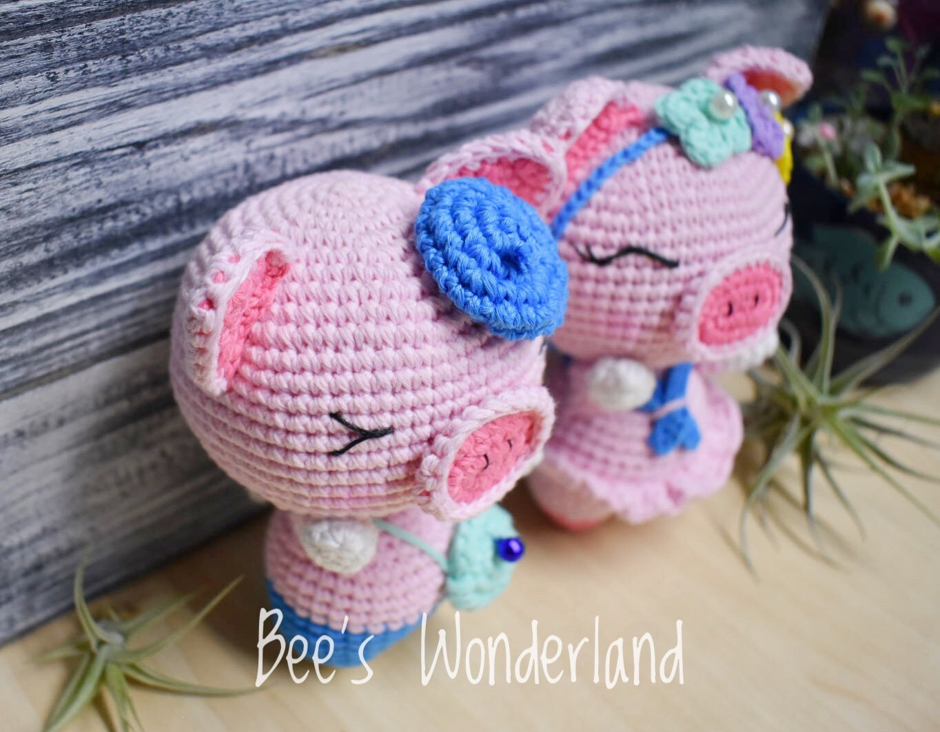 Crocheted Piglet