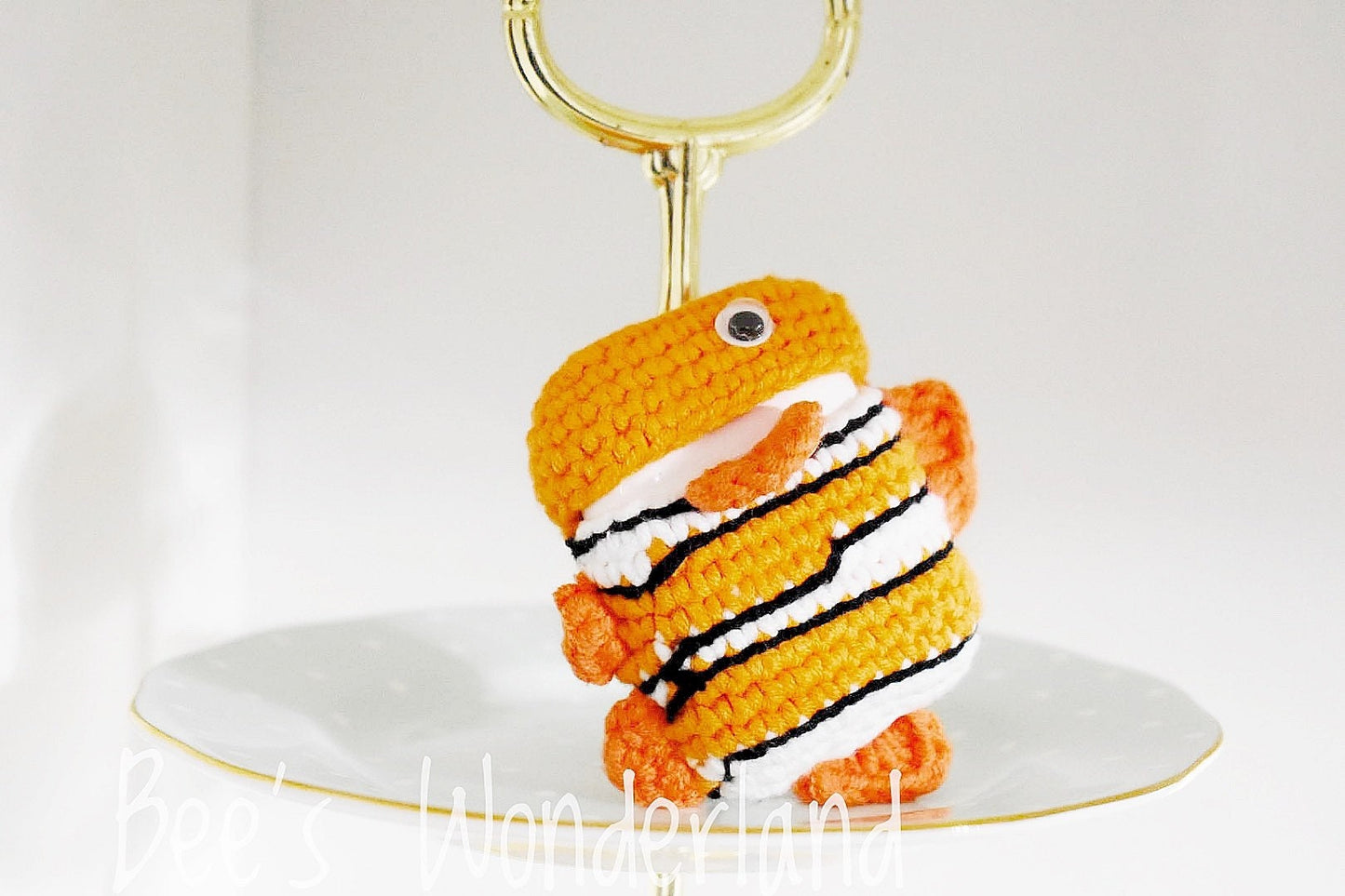 AirPod case, Crochet AirPod case, Handmade case, cute cartoon characters, stocking stuffers, Nemo AirPod case