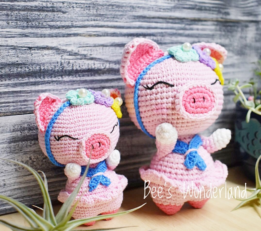 Crocheted Piglet