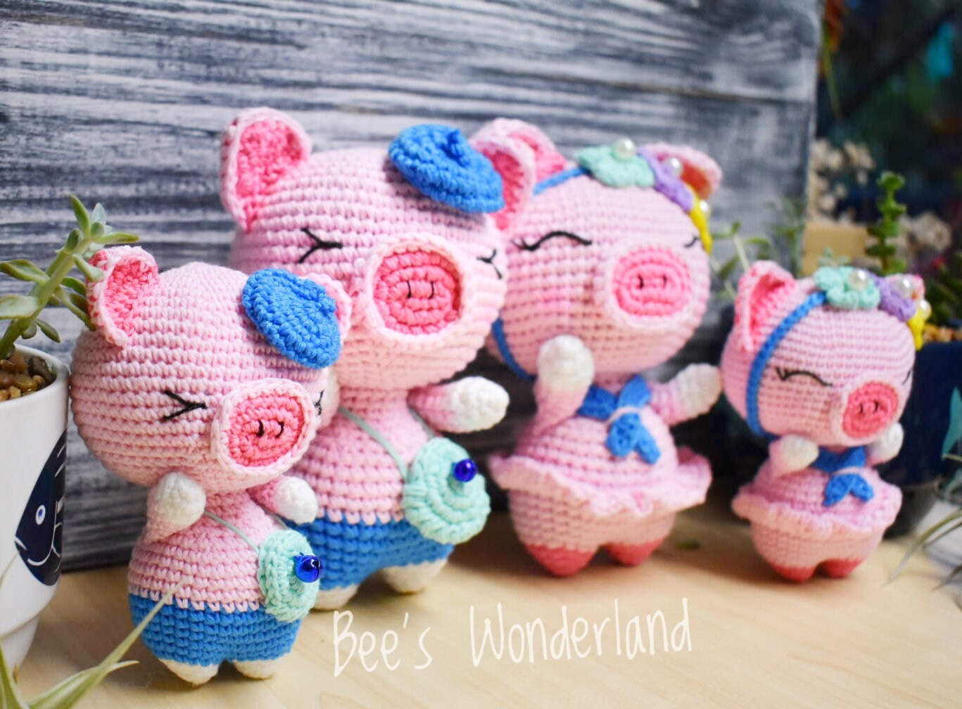 Crocheted Piglet