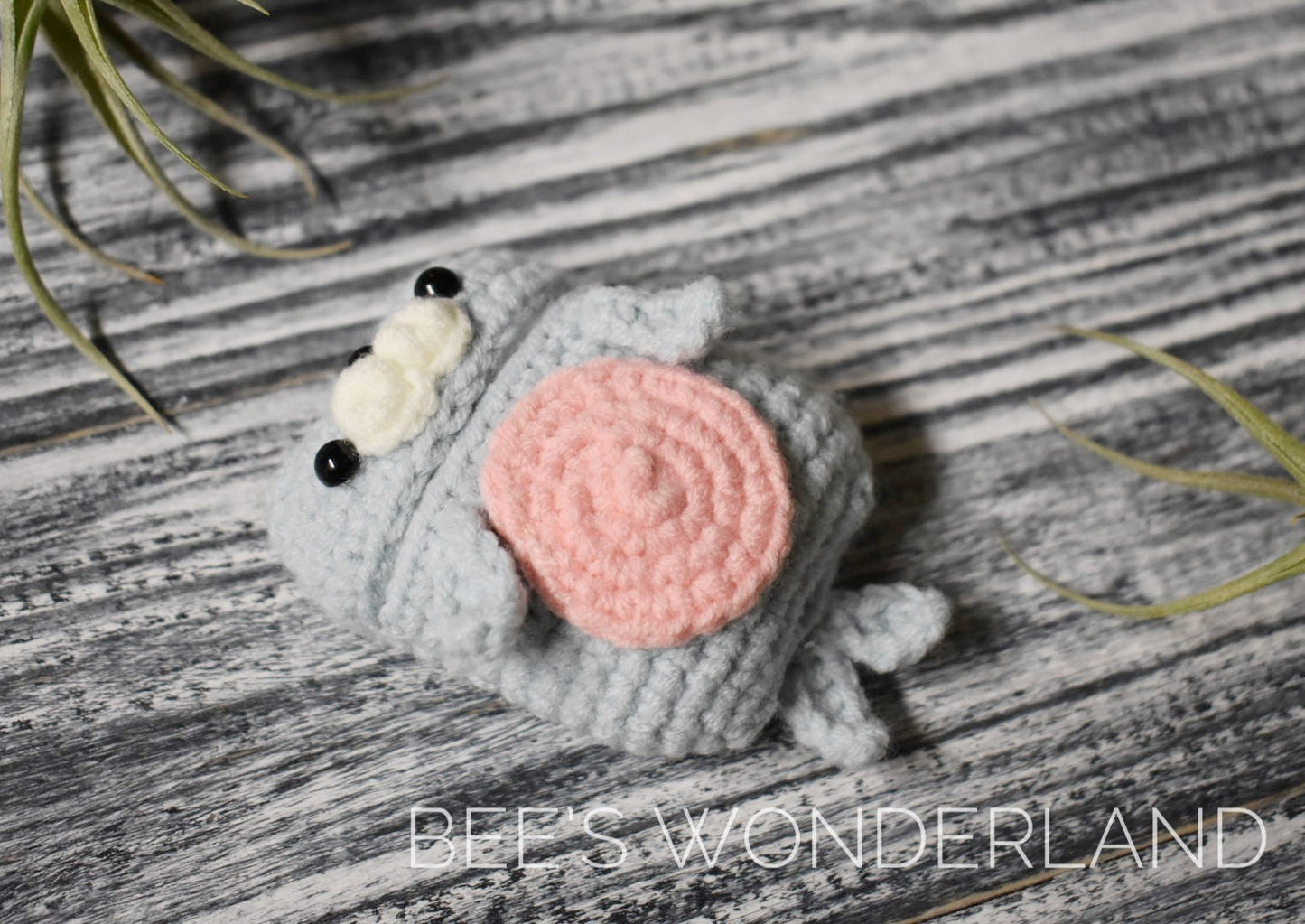 Seal Crocheted AirPod case