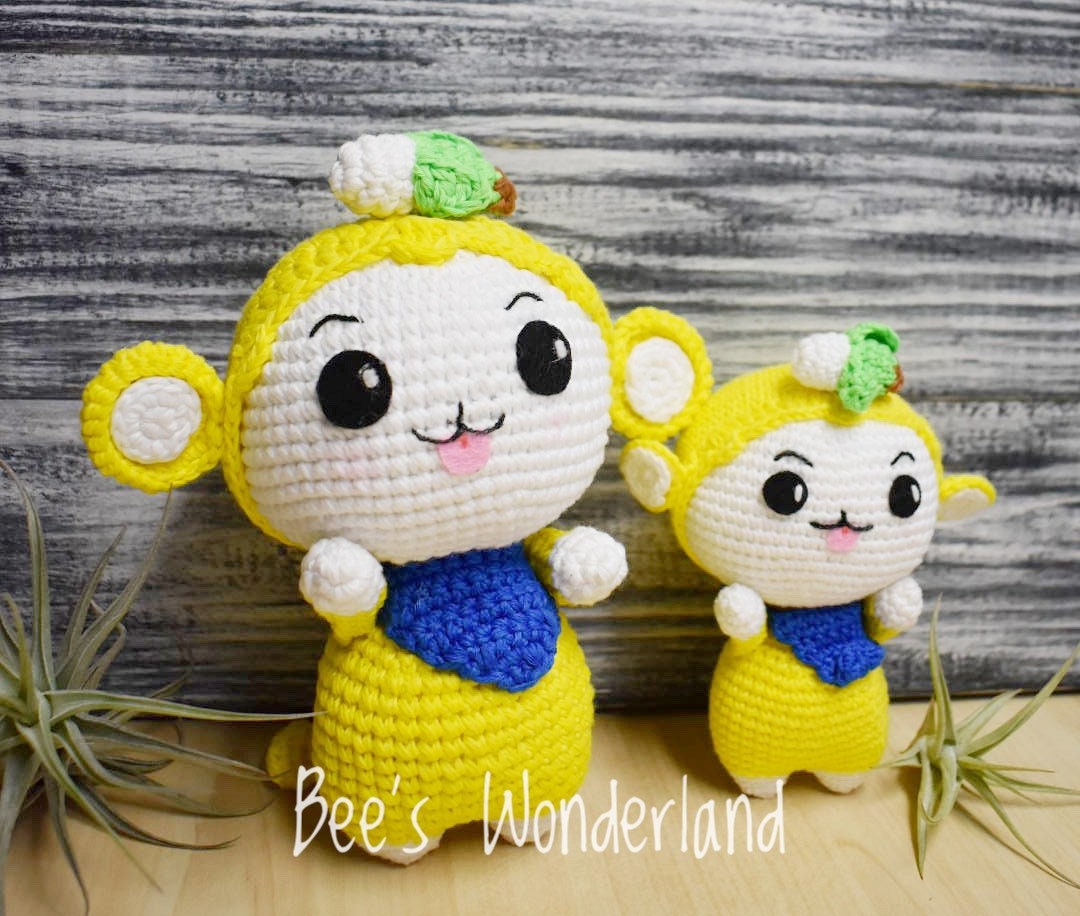 Crocheted Monkey Amigurumi