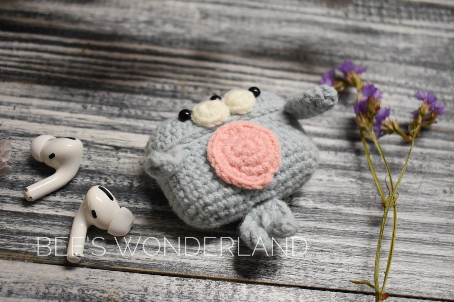 Seal-ly AirPods Pro case, Crochet AirPods Pro case, Handmade gifts , cute Seal AirPods Pro case, Valentine’s gift, gift for her