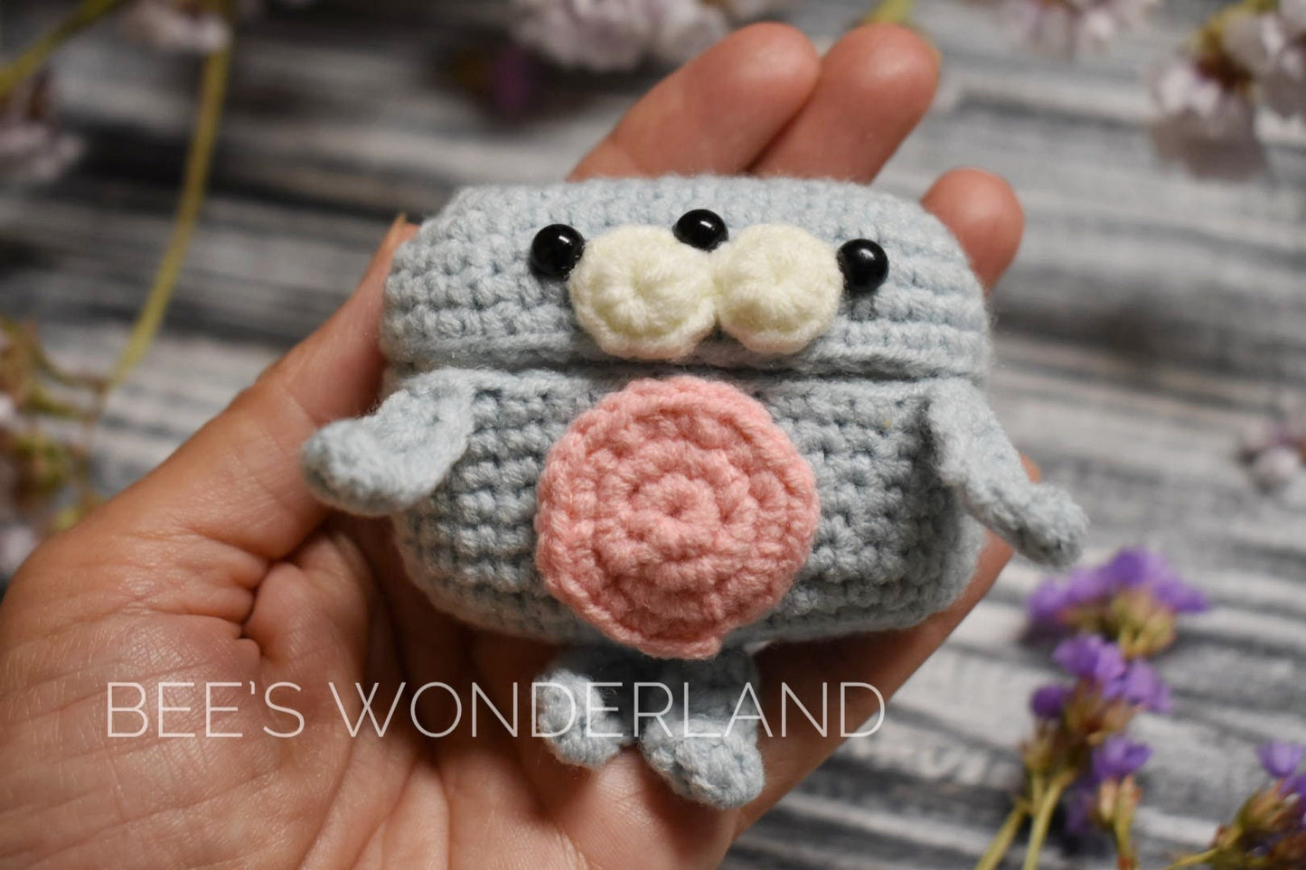 Seal-ly AirPods Pro case, Crochet AirPods Pro case, Handmade gifts , cute Seal AirPods Pro case, Valentine’s gift, gift for her