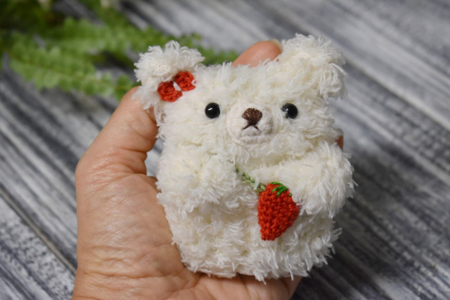 AirPod case, Crochet AirPod case, Handmade case, cute cartoon characters, stocking stuffers, Polar bear AirPod case, White Bear AirPods case