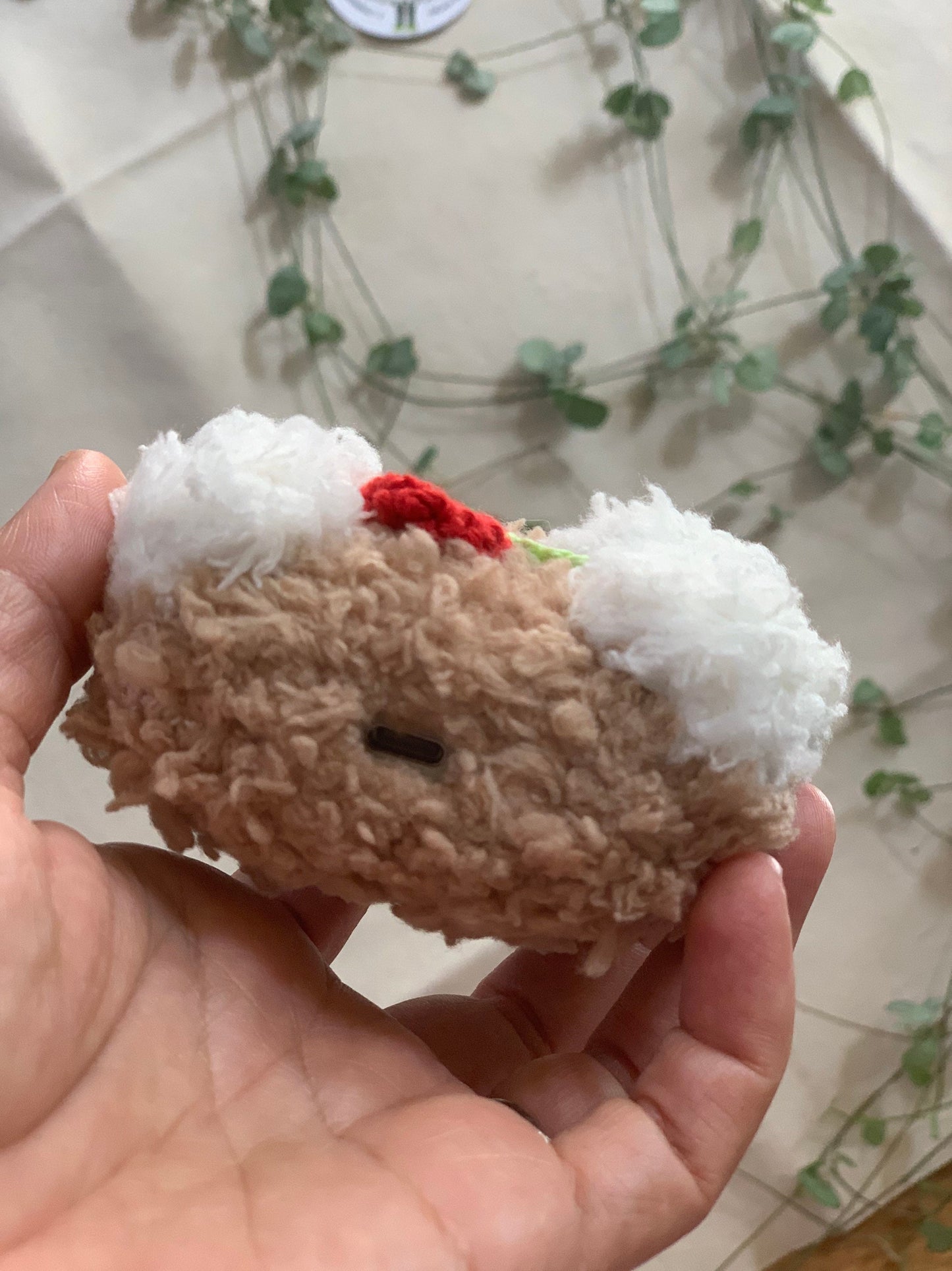 Crochet AirPod 1,2,Pro case, Handmade case, cute cartoon characters, stocking stuffers, Kitty cat AirPods Pro case, kitten AirPods Pro case