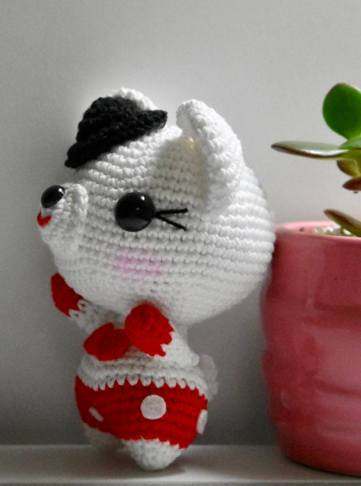 Crocheted Minnie Mouse