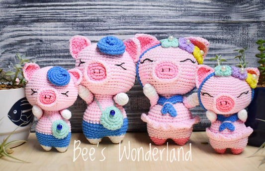 Crocheted Piglet