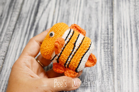 AirPod case, Crochet AirPod case, Handmade case, cute cartoon characters, stocking stuffers, Nemo AirPod case