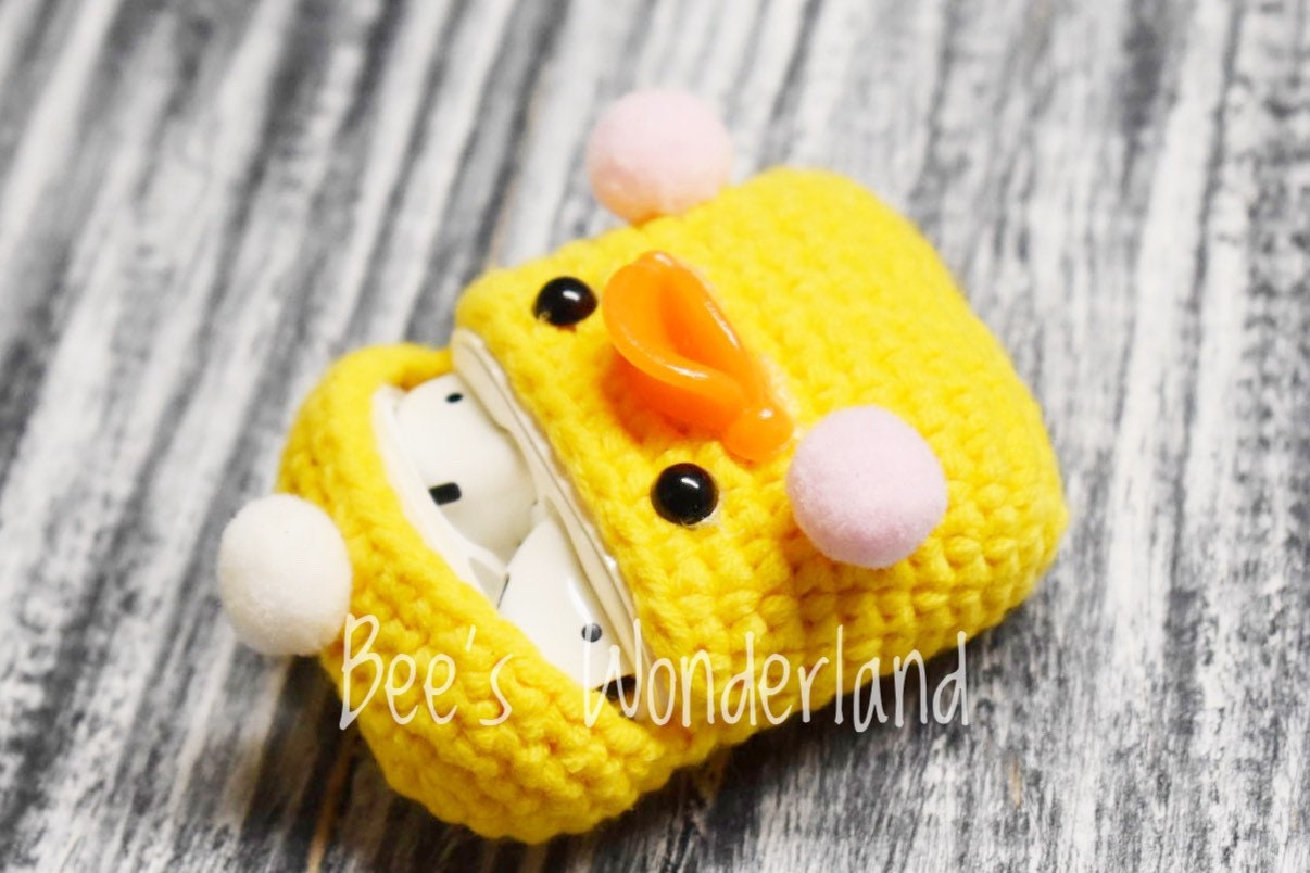 Crocheted Duck AirPods case