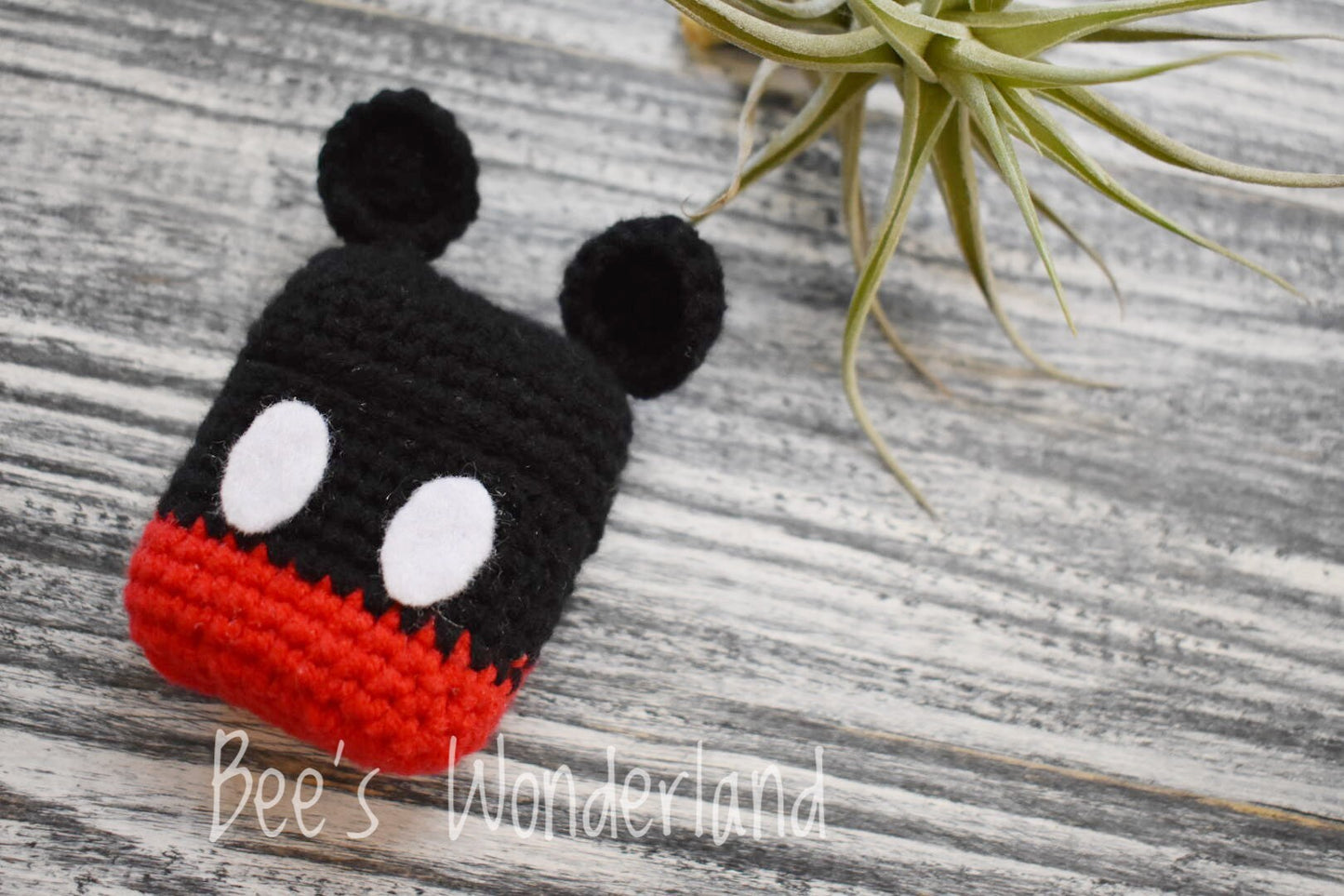 Mickey AirPod case, Crochet AirPod case, Handmade case, cute cartoon characters, stocking stuffers, Disney AirPod case, Kawaii Airpod case