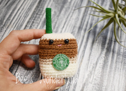 Crocheted Starbucks AirPod case