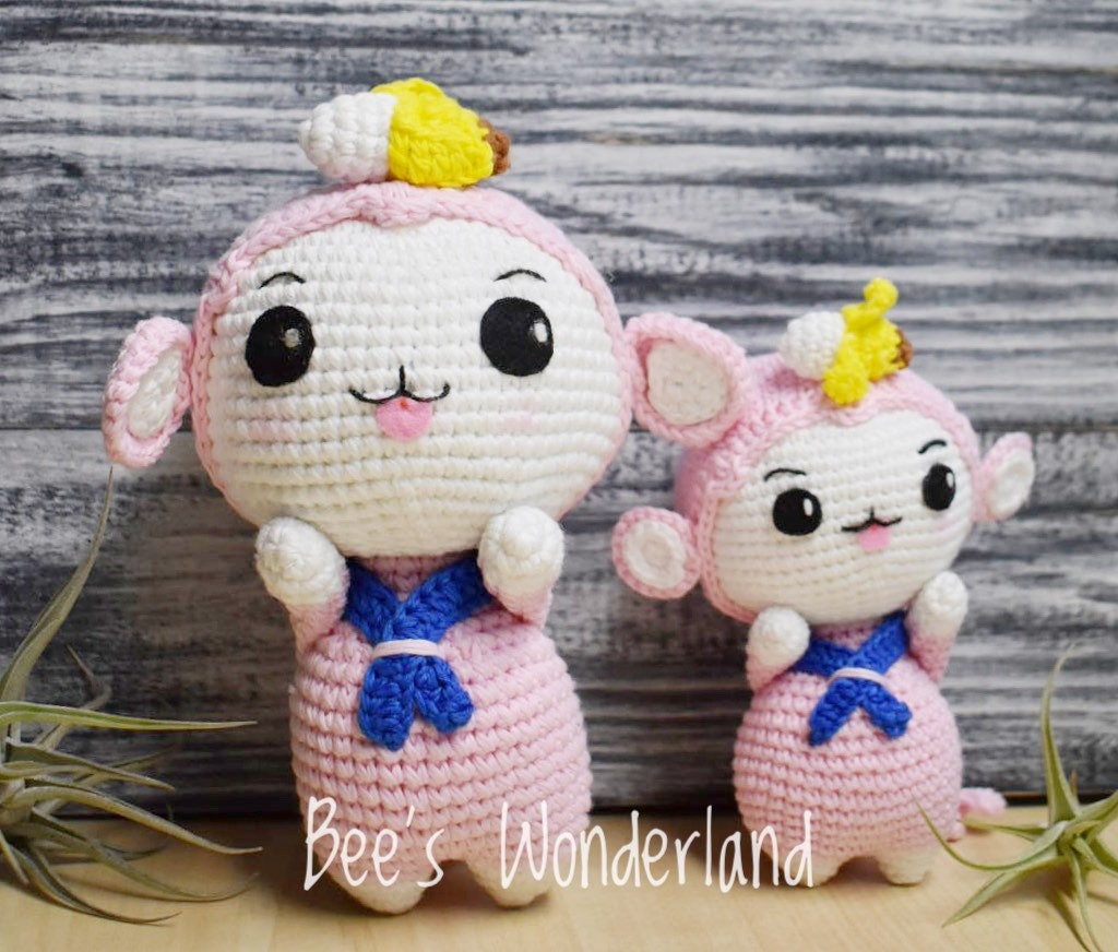 Crocheted Monkey Amigurumi