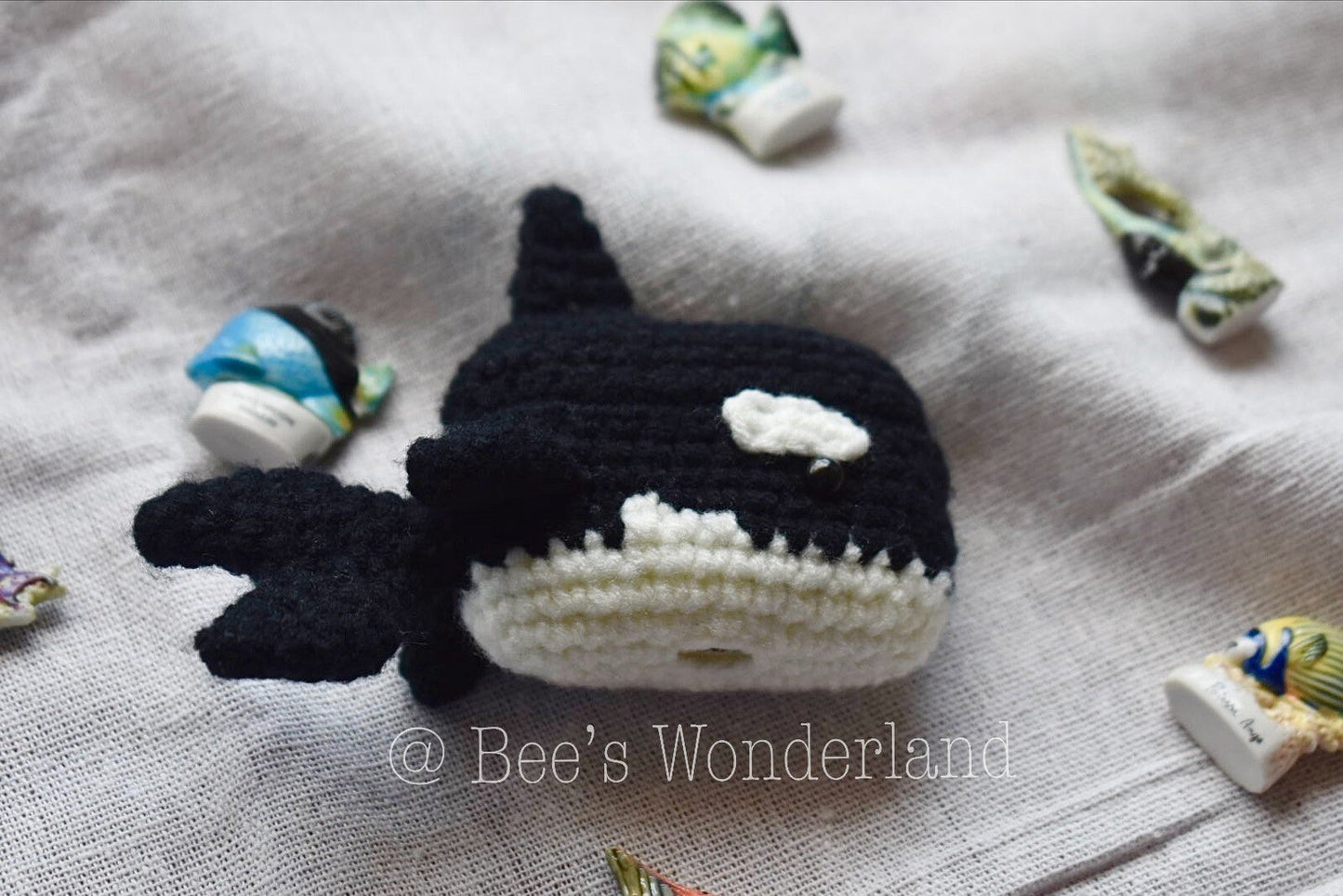 Orca Whale AirPods Pro case, Crochet AirPods Pro case, Handmade gifts , killer whale AirPods Pro case, gift for her, gift for him