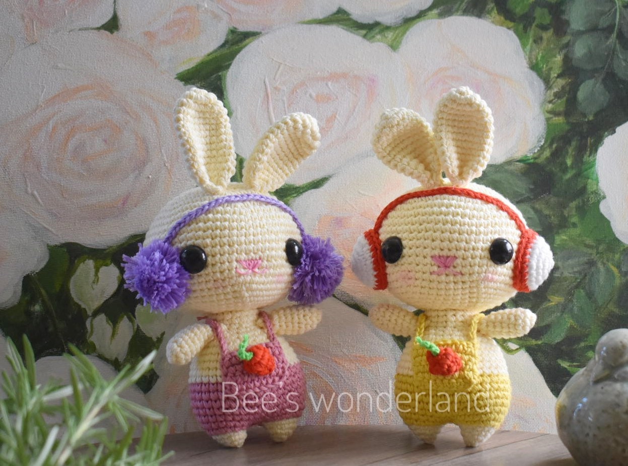 Crocheted Bunny Amigurumi