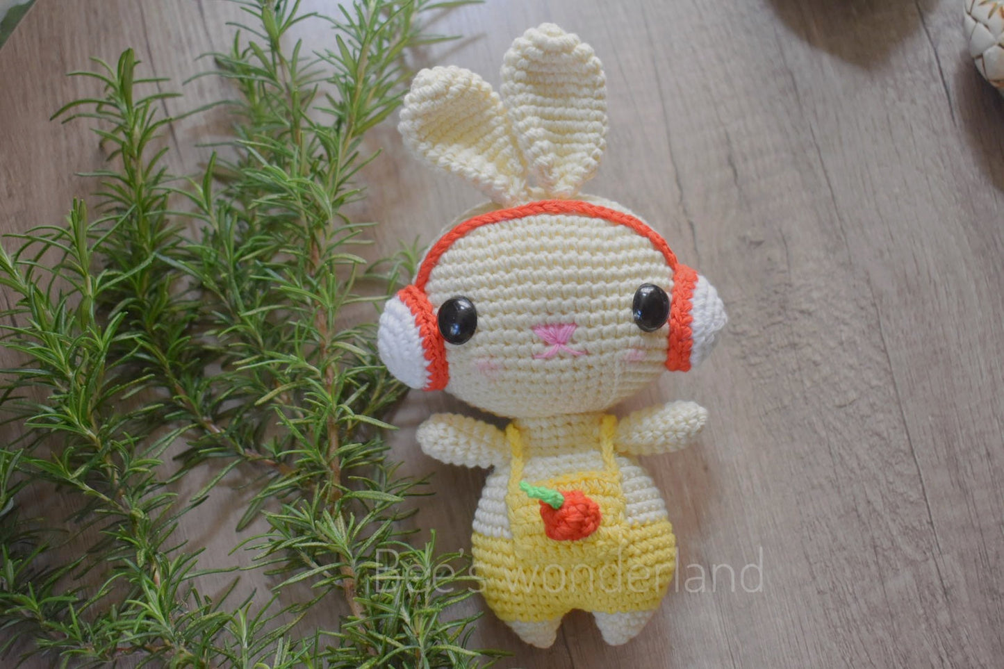 Crocheted Bunny Amigurumi