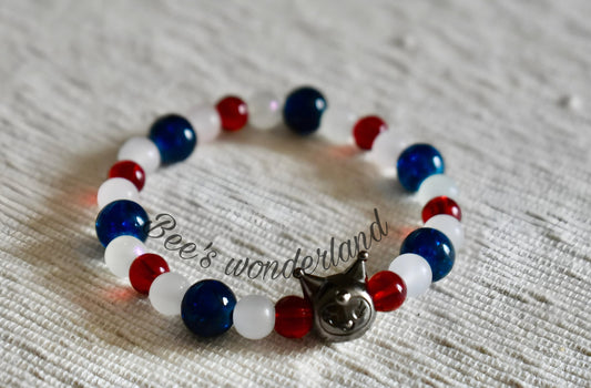 Patriotic Red/white and blue bracelet for kids